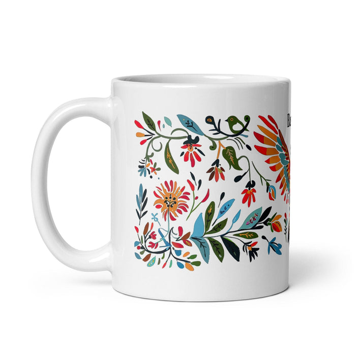 Bastian Exclusive Name Art Piece Home Office Work Coffee Mug Mexican Spanish Pride Gift Cup One-Of-A-Kind Calligraphy White Glossy Mug | B11 Mexicada