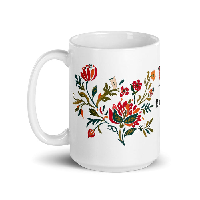 Bastian Exclusive Name Art Piece Home Office Work Coffee Mug Mexican Spanish Pride Gift Cup One-Of-A-Kind Calligraphy White Glossy Mug | B18 Mexicada