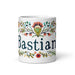 Bastian Exclusive Name Art Piece Home Office Work Coffee Mug Mexican Spanish Pride Gift Cup One-Of-A-Kind Calligraphy White Glossy Mug | B20 Mexicada