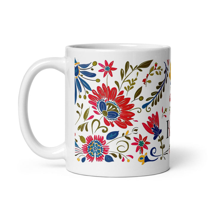 Bastian Exclusive Name Art Piece Home Office Work Coffee Mug Mexican Spanish Pride Gift Cup One-Of-A-Kind Calligraphy White Glossy Mug | B21 Mexicada