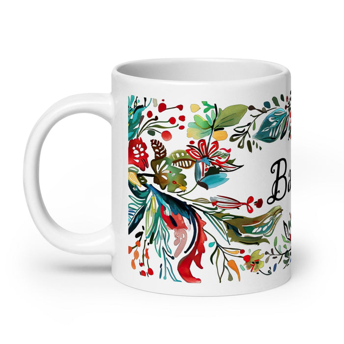 Bastian Exclusive Name Art Piece Home Office Work Coffee Mug Mexican Spanish Pride Gift Cup One-Of-A-Kind Calligraphy White Glossy Mug | B24 Mexicada