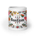 Bastian Exclusive Name Art Piece Home Office Work Coffee Mug Mexican Spanish Pride Gift Cup One-Of-A-Kind Calligraphy White Glossy Mug | B5 Mexicada