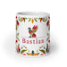 Bastian Exclusive Name Art Piece Home Office Work Coffee Mug Mexican Spanish Pride Gift Cup One-Of-A-Kind Calligraphy White Glossy Mug | B8 Mexicada