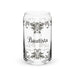 Bautista Exclusive Name Art Piece Can - Shaped Glass Home Office Work Mexican Spanish Pride Gift Cup One - Of - A - Kind Calligraphy Glass | B24 - Mexicada