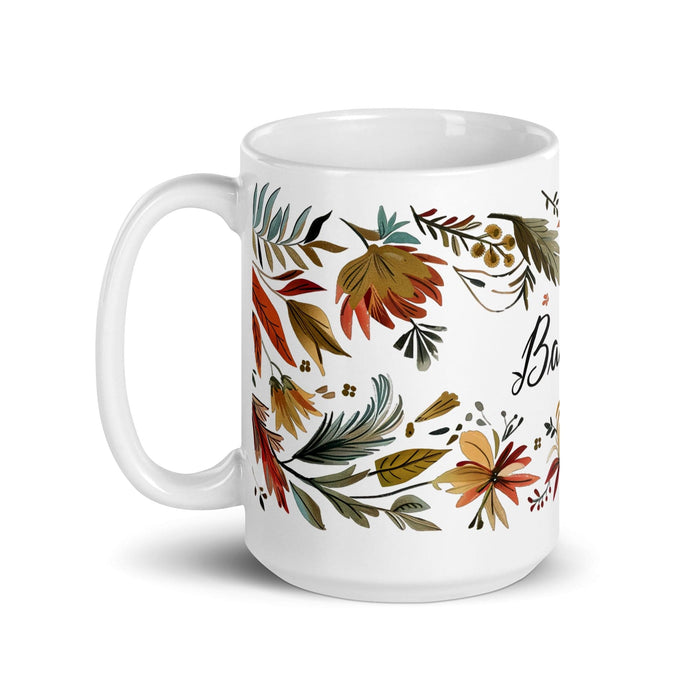 Bautista Exclusive Name Art Piece Home Office Work Coffee Mug Mexican Spanish Pride Gift Cup One-Of-A-Kind Calligraphy White Glossy Mug | B11 Mexicada