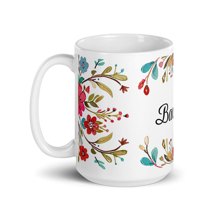 Bautista Exclusive Name Art Piece Home Office Work Coffee Mug Mexican Spanish Pride Gift Cup One-Of-A-Kind Calligraphy White Glossy Mug | B18 Mexicada