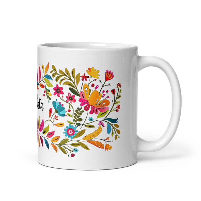 Bautista Exclusive Name Art Piece Home Office Work Coffee Mug Mexican Spanish Pride Gift Cup One-Of-A-Kind Calligraphy White Glossy Mug | B21 Mexicada 11 oz