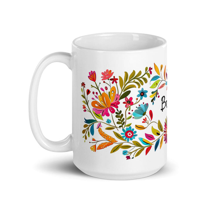 Bautista Exclusive Name Art Piece Home Office Work Coffee Mug Mexican Spanish Pride Gift Cup One-Of-A-Kind Calligraphy White Glossy Mug | B21 Mexicada