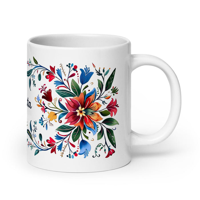 Bautista Exclusive Name Art Piece Home Office Work Coffee Mug Mexican Spanish Pride Gift Cup One-Of-A-Kind Calligraphy White Glossy Mug | B22 Mexicada 20 oz