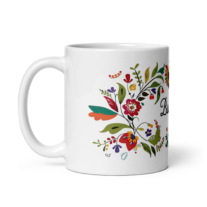 Bautista Exclusive Name Art Piece Home Office Work Coffee Mug Mexican Spanish Pride Gift Cup One-Of-A-Kind Calligraphy White Glossy Mug | B23 Mexicada