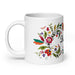 Bautista Exclusive Name Art Piece Home Office Work Coffee Mug Mexican Spanish Pride Gift Cup One-Of-A-Kind Calligraphy White Glossy Mug | B23 Mexicada