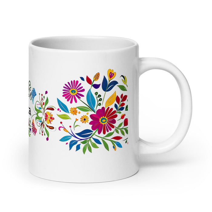 Bautista Exclusive Name Art Piece Home Office Work Coffee Mug Mexican Spanish Pride Gift Cup One-Of-A-Kind Calligraphy White Glossy Mug | B25 Mexicada 20 oz