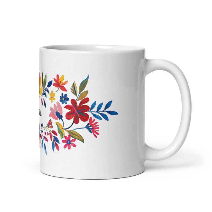 Bautista Exclusive Name Art Piece Home Office Work Coffee Mug Mexican Spanish Pride Gift Cup One-Of-A-Kind Calligraphy White Glossy Mug | B3 Mexicada 11 oz