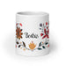 Beatriz Exclusive Name Art Piece Home Office Work Coffee Mug Mexican Spanish Pride Gift Cup One-Of-A-Kind Calligraphy White Glossy Mug | B18 Mexicada