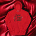 Bebo Y Luego Existo Exclusive Art Piece Home Office Work Mexican Spanish Pride Gift One-Of-A-Kind Unisex Hoodie | B4 Mexicada Red / S