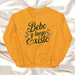 Bebo Y Luego Existo Exclusive Art Piece Home Office Work Mexican Spanish Pride Gift One-Of-A-Kind Unisex Sweatshirt | B4 Mexicada Gold / S