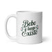 Bebo Y Luego Existo Exclusive Name Art Piece Home Office Work Coffee Mug Mexican Spanish Pride Gift Cup One-Of-A-Kind Calligraphy White Glossy Mug | B4 Mexicada