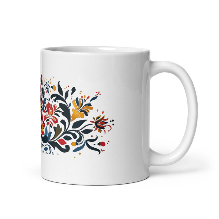 Belem Exclusive Name Art Piece Home Office Work Coffee Mug Mexican Spanish Pride Gift Cup One-Of-A-Kind Calligraphy White Glossy Mug | B11 Mexicada 11 oz