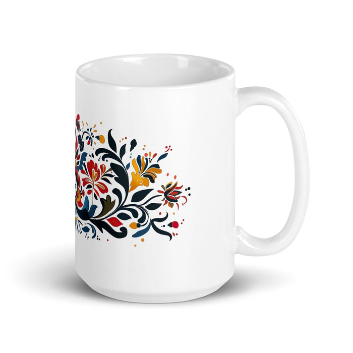 Belem Exclusive Name Art Piece Home Office Work Coffee Mug Mexican Spanish Pride Gift Cup One-Of-A-Kind Calligraphy White Glossy Mug | B11 Mexicada 15 oz