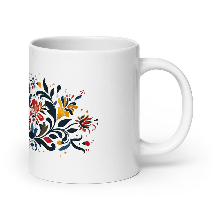 Belem Exclusive Name Art Piece Home Office Work Coffee Mug Mexican Spanish Pride Gift Cup One-Of-A-Kind Calligraphy White Glossy Mug | B11 Mexicada 20 oz