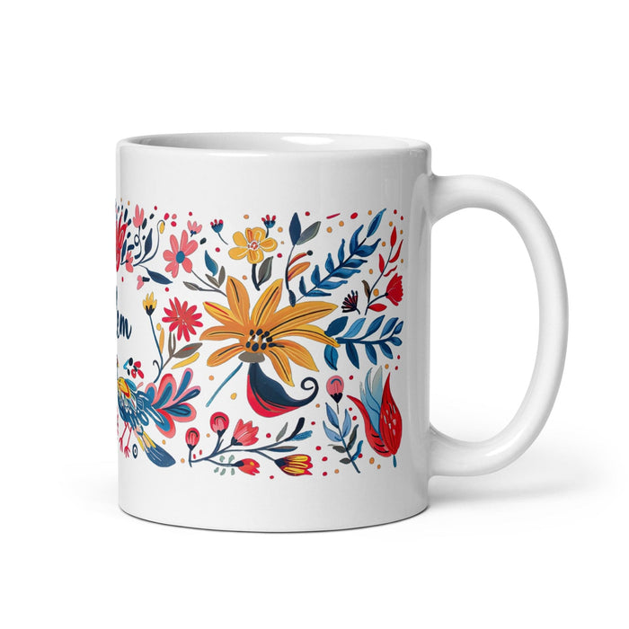 Belem Exclusive Name Art Piece Home Office Work Coffee Mug Mexican Spanish Pride Gift Cup One-Of-A-Kind Calligraphy White Glossy Mug | B16 Mexicada 11 oz