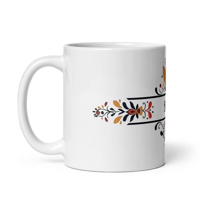 Belem Exclusive Name Art Piece Home Office Work Coffee Mug Mexican Spanish Pride Gift Cup One-Of-A-Kind Calligraphy White Glossy Mug | B18 Mexicada