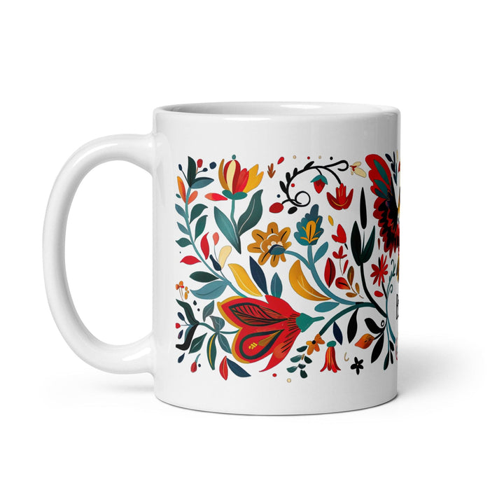 Belem Exclusive Name Art Piece Home Office Work Coffee Mug Mexican Spanish Pride Gift Cup One-Of-A-Kind Calligraphy White Glossy Mug | B5 Mexicada