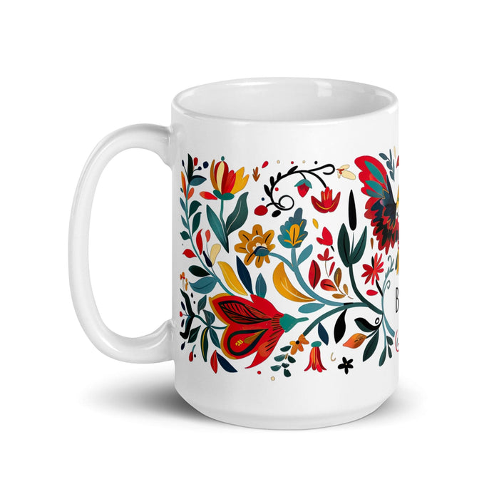 Belem Exclusive Name Art Piece Home Office Work Coffee Mug Mexican Spanish Pride Gift Cup One-Of-A-Kind Calligraphy White Glossy Mug | B5 Mexicada