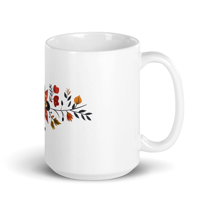 Belem Exclusive Name Art Piece Home Office Work Coffee Mug Mexican Spanish Pride Gift Cup One-Of-A-Kind Calligraphy White Glossy Mug | B8 Mexicada 15 oz