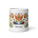 Belén Exclusive Name Art Piece Home Office Work Coffee Mug Mexican Spanish Pride Gift Cup One-Of-A-Kind Calligraphy White Glossy Mug | B1 Mexicada