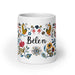 Belén Exclusive Name Art Piece Home Office Work Coffee Mug Mexican Spanish Pride Gift Cup One-Of-A-Kind Calligraphy White Glossy Mug | B12 Mexicada