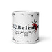 Belén Exclusive Name Art Piece Home Office Work Coffee Mug Mexican Spanish Pride Gift Cup One-Of-A-Kind Calligraphy White Glossy Mug | B13 Mexicada