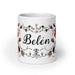 Belén Exclusive Name Art Piece Home Office Work Coffee Mug Mexican Spanish Pride Gift Cup One-Of-A-Kind Calligraphy White Glossy Mug | B14 Mexicada