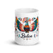 Belén Exclusive Name Art Piece Home Office Work Coffee Mug Mexican Spanish Pride Gift Cup One-Of-A-Kind Calligraphy White Glossy Mug | B17 Mexicada