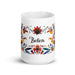 Belén Exclusive Name Art Piece Home Office Work Coffee Mug Mexican Spanish Pride Gift Cup One-Of-A-Kind Calligraphy White Glossy Mug | B21 Mexicada