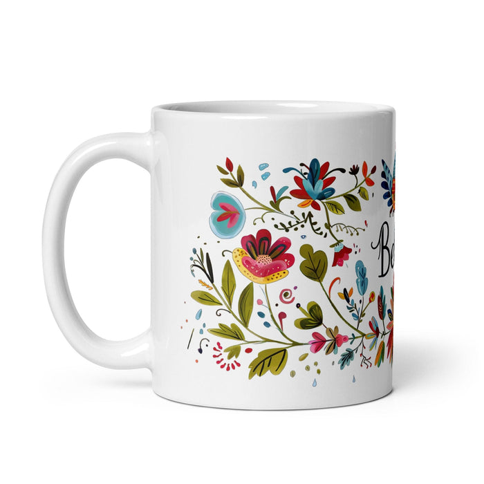 Belén Exclusive Name Art Piece Home Office Work Coffee Mug Mexican Spanish Pride Gift Cup One-Of-A-Kind Calligraphy White Glossy Mug | B25 Mexicada