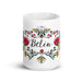 Belén Exclusive Name Art Piece Home Office Work Coffee Mug Mexican Spanish Pride Gift Cup One-Of-A-Kind Calligraphy White Glossy Mug | B5 Mexicada