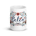 Belén Exclusive Name Art Piece Home Office Work Coffee Mug Mexican Spanish Pride Gift Cup One-Of-A-Kind Calligraphy White Glossy Mug | B7 Mexicada