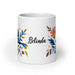 Belinda Exclusive Name Art Piece Home Office Work Coffee Mug Mexican Spanish Pride Gift Cup One-Of-A-Kind Calligraphy White Glossy Mug | B11 Mexicada