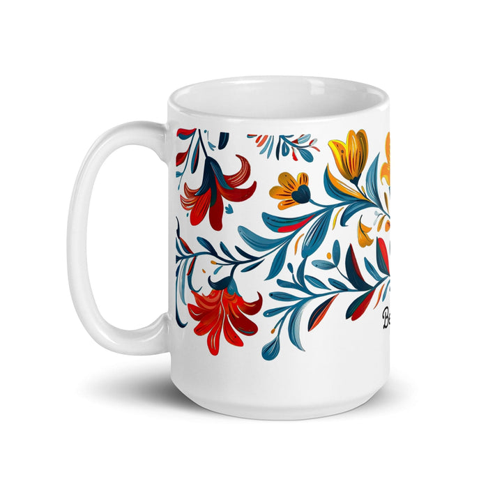 Belinda Exclusive Name Art Piece Home Office Work Coffee Mug Mexican Spanish Pride Gift Cup One-Of-A-Kind Calligraphy White Glossy Mug | B12 Mexicada