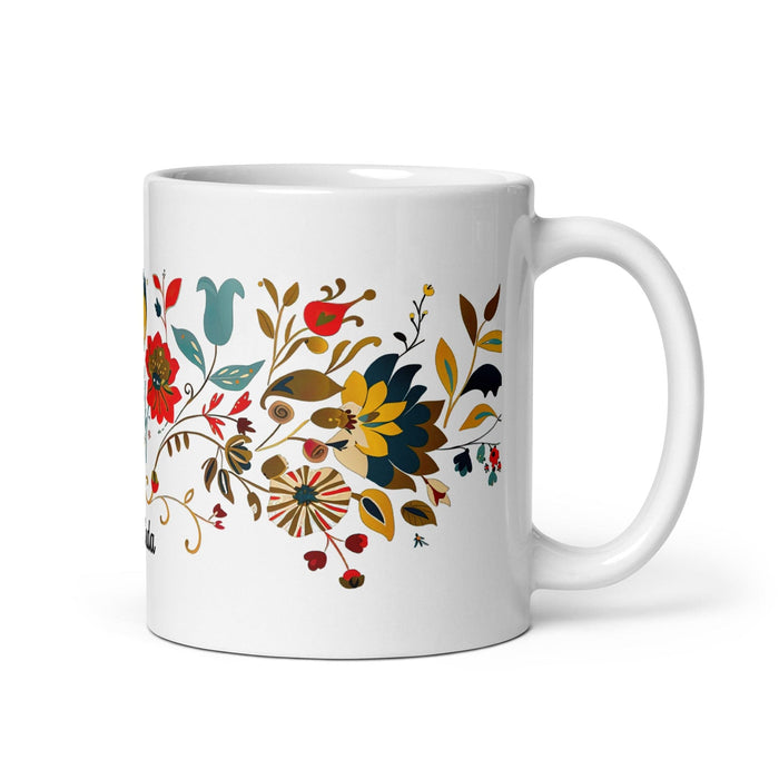 Belinda Exclusive Name Art Piece Home Office Work Coffee Mug Mexican Spanish Pride Gift Cup One-Of-A-Kind Calligraphy White Glossy Mug | B14 Mexicada 11 oz