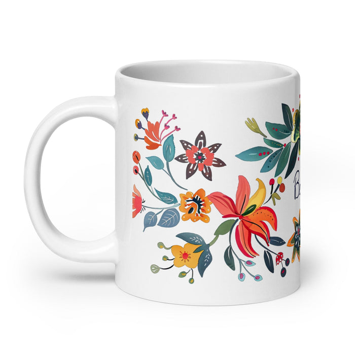 Belinda Exclusive Name Art Piece Home Office Work Coffee Mug Mexican Spanish Pride Gift Cup One-Of-A-Kind Calligraphy White Glossy Mug | B15 Mexicada