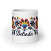 Belinda Exclusive Name Art Piece Home Office Work Coffee Mug Mexican Spanish Pride Gift Cup One-Of-A-Kind Calligraphy White Glossy Mug | B19 Mexicada