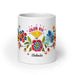 Belinda Exclusive Name Art Piece Home Office Work Coffee Mug Mexican Spanish Pride Gift Cup One-Of-A-Kind Calligraphy White Glossy Mug | B21 Mexicada