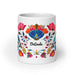 Belinda Exclusive Name Art Piece Home Office Work Coffee Mug Mexican Spanish Pride Gift Cup One-Of-A-Kind Calligraphy White Glossy Mug | B24 Mexicada