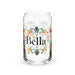 Bella Exclusive Name Art Piece Can-Shaped Glass Home Office Work Mexican Spanish Pride Gift Cup One-Of-A-Kind Calligraphy Glass | B12 Mexicada 16 oz (No Lid No Straw)