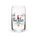 Bella Exclusive Name Art Piece Can-Shaped Glass Home Office Work Mexican Spanish Pride Gift Cup One-Of-A-Kind Calligraphy Glass | B14 Mexicada 16 oz