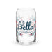 Bella Exclusive Name Art Piece Can - Shaped Glass Home Office Work Mexican Spanish Pride Gift Cup One - Of - A - Kind Calligraphy Glass | B25 - Mexicada