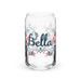 Bella Exclusive Name Art Piece Can-Shaped Glass Home Office Work Mexican Spanish Pride Gift Cup One-Of-A-Kind Calligraphy Glass | B25 Mexicada 16 oz (No Lid No Straw)