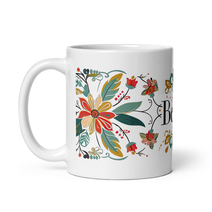 Bella Exclusive Name Art Piece Home Office Work Coffee Mug Mexican Spanish Pride Gift Cup One-Of-A-Kind Calligraphy White Glossy Mug | B12 Mexicada